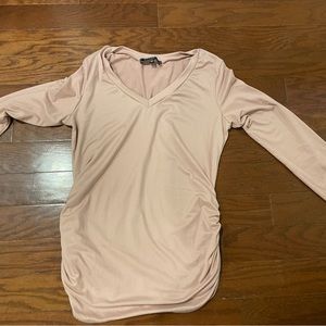 Long sleeve maternity shirt